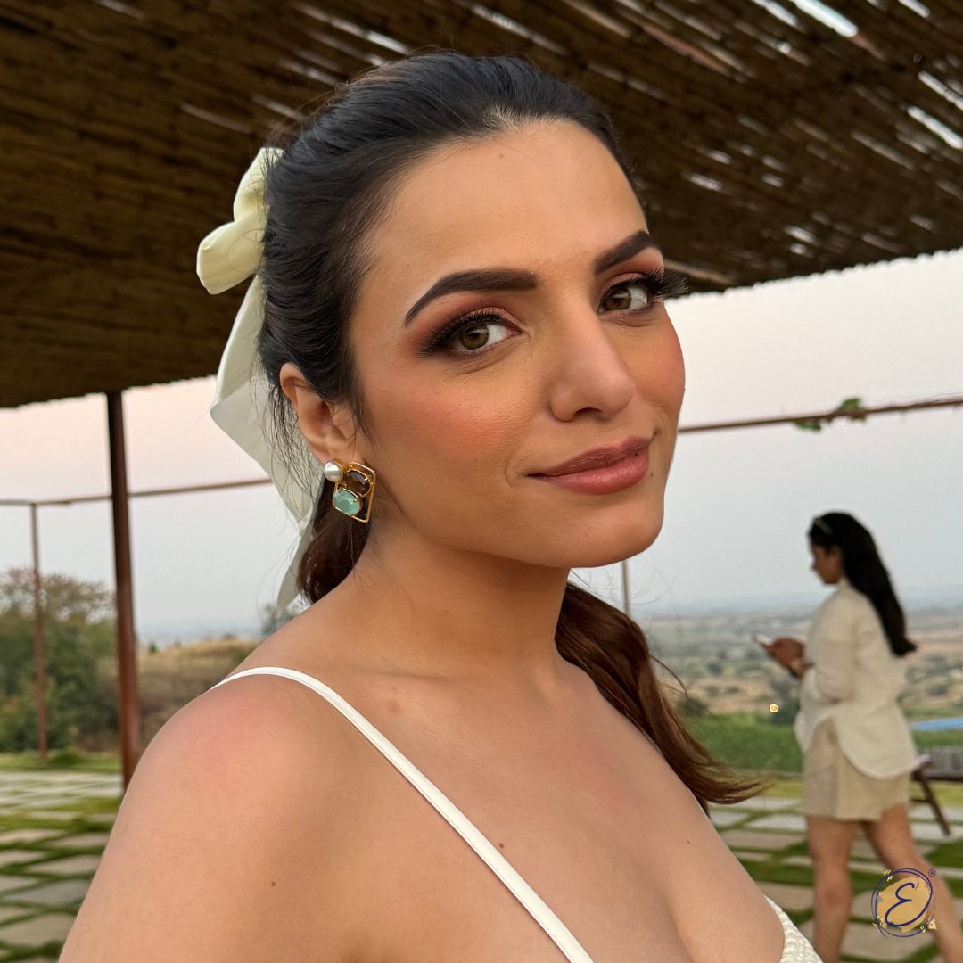 Sukriti Kakkar in Pretty in Pastel Studs