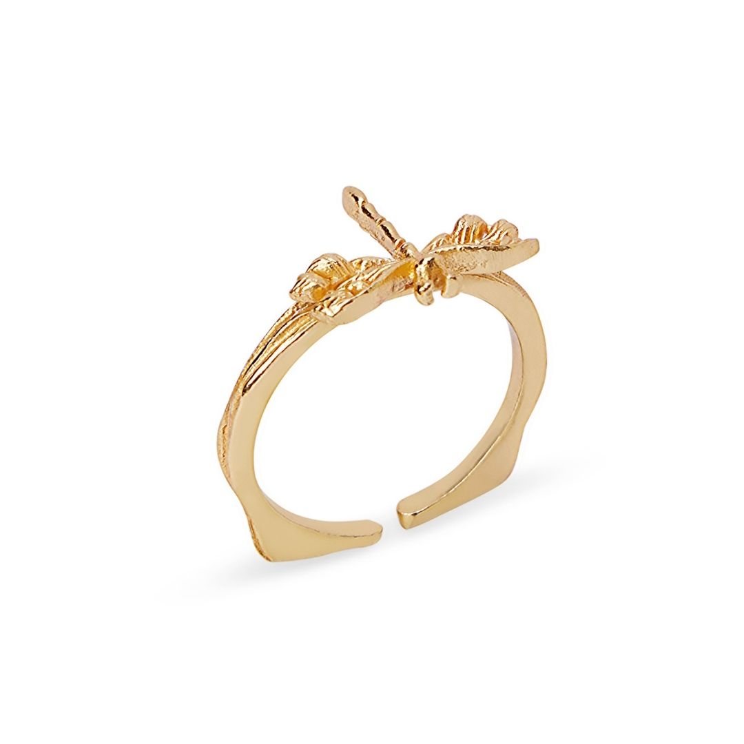 gold ring, cute gold ring, simple gold ring, adjustable ring