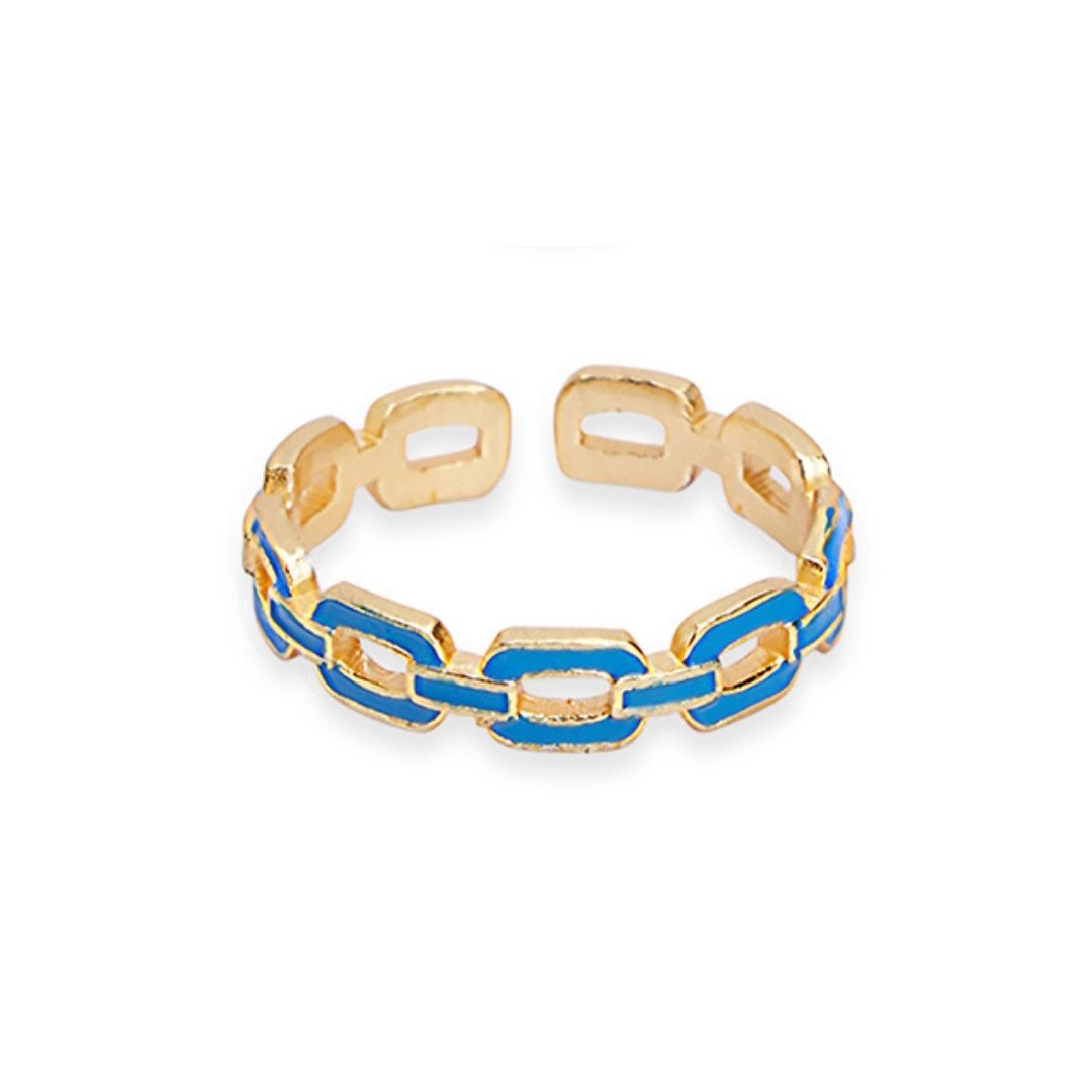 blue rings, stackable blue rings, cute blue rings, minimal blue rings, ring stack
