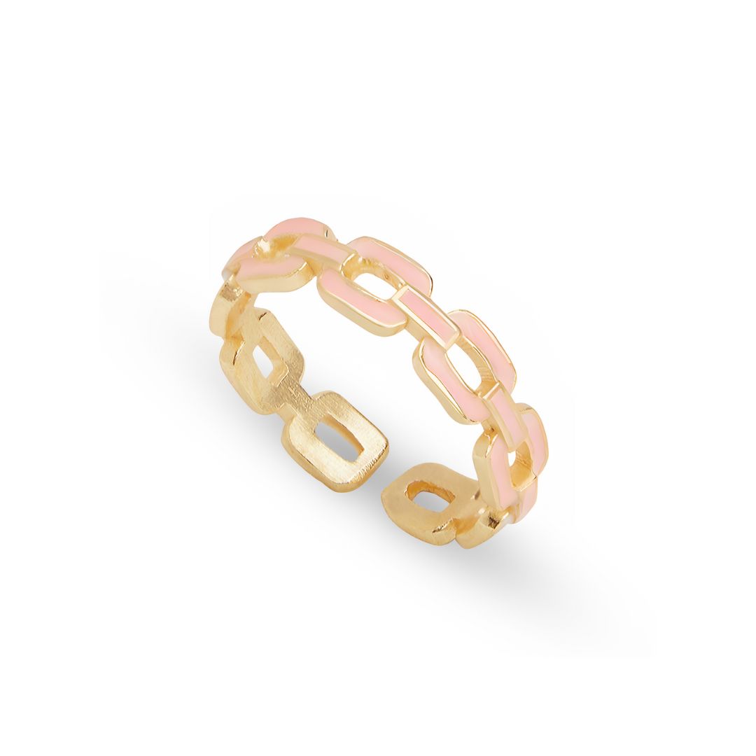 Link Ring Baby Pink