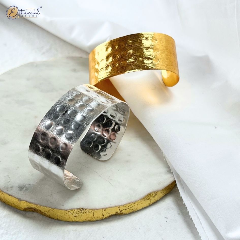 Adya Hammered Arm Cuff