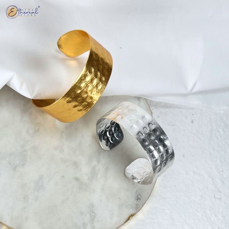 Adya Hammered Arm Cuff