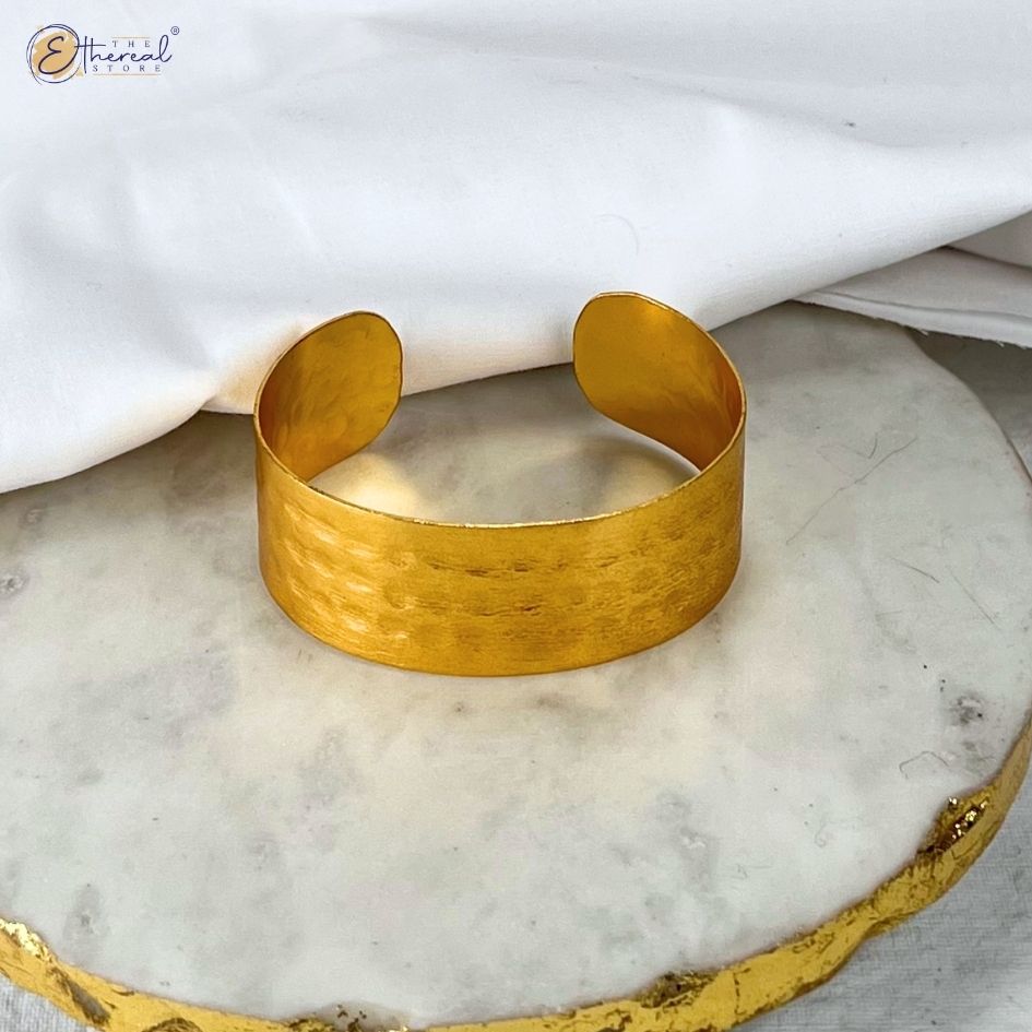Adya Hammered Arm Cuff