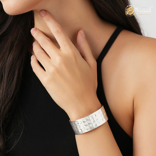 Adya Hammered Arm Cuff