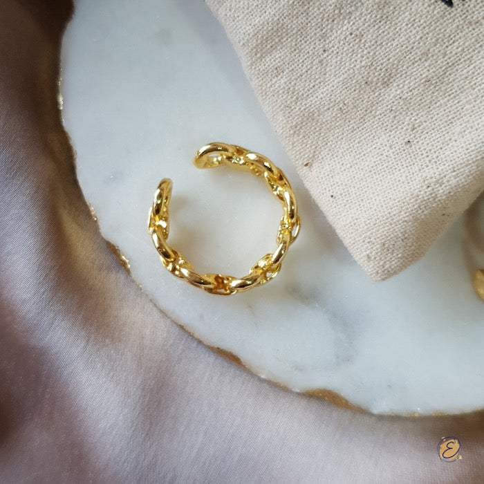Gold Link Ring