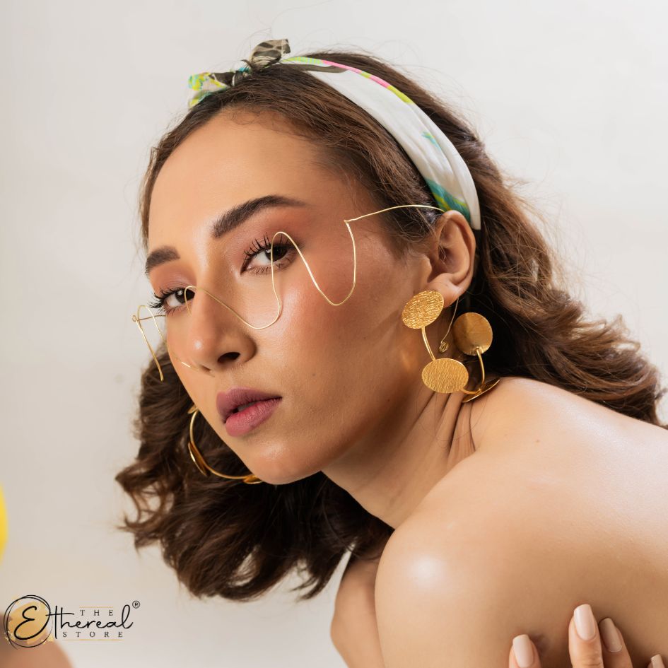 Oversized Disc Hoops