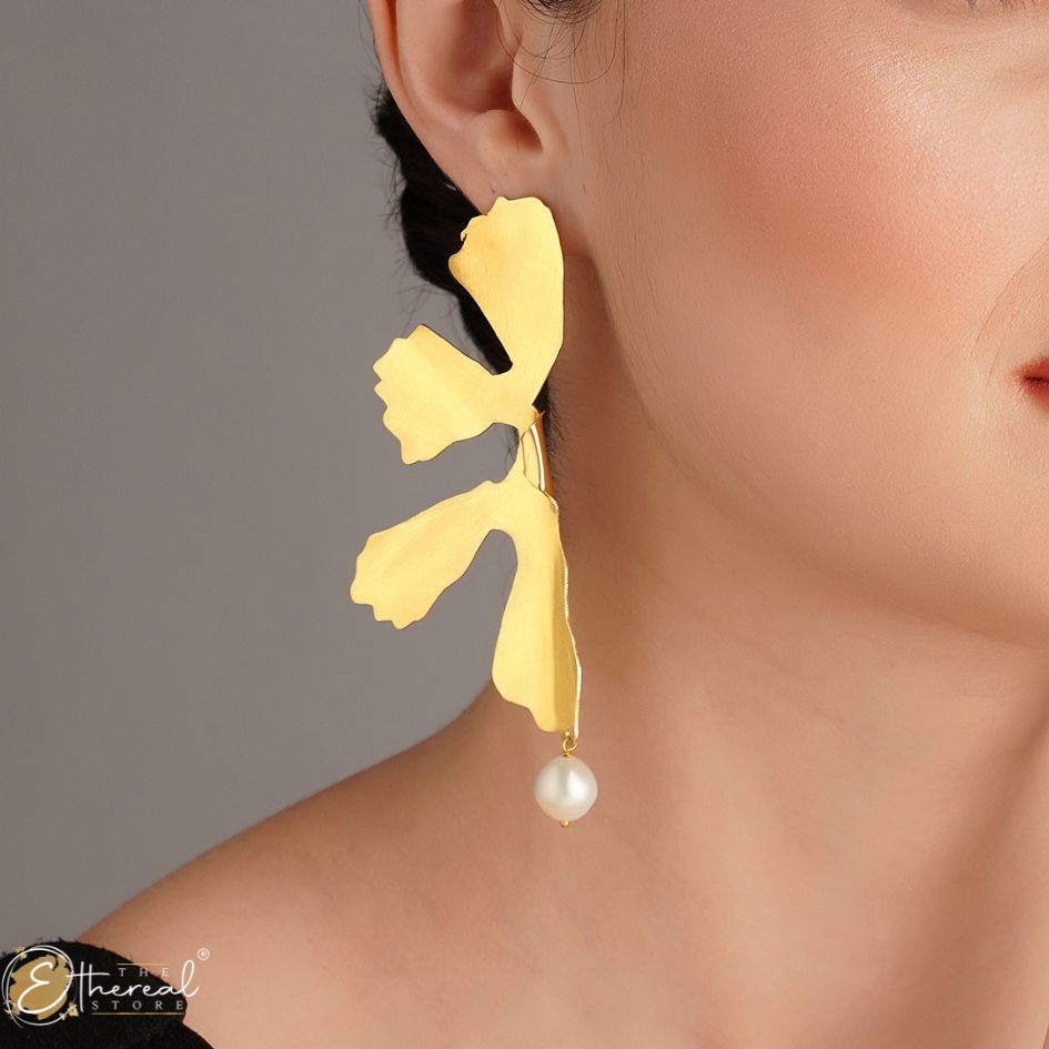 Oversized Winged Danglers