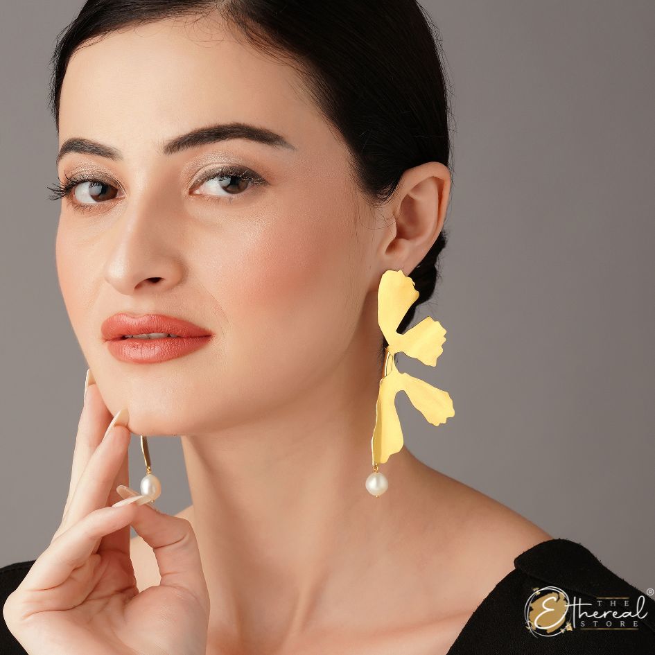 Oversized Winged Danglers