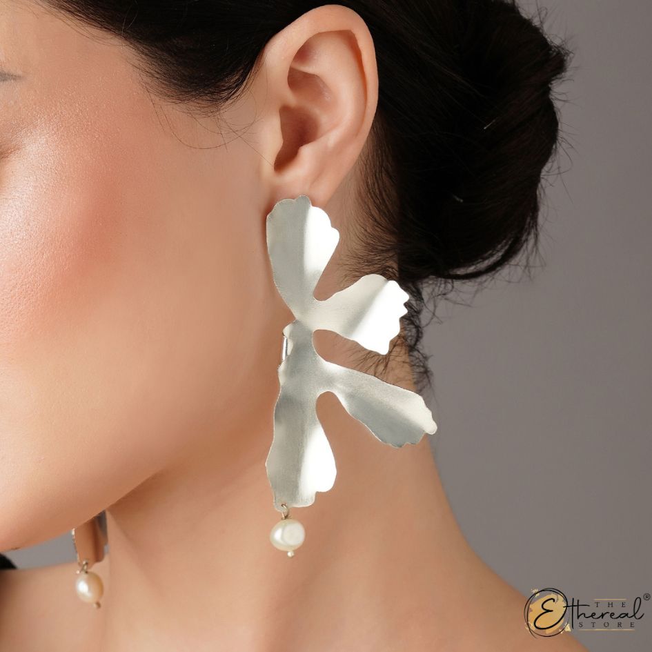 Oversized Winged Danglers