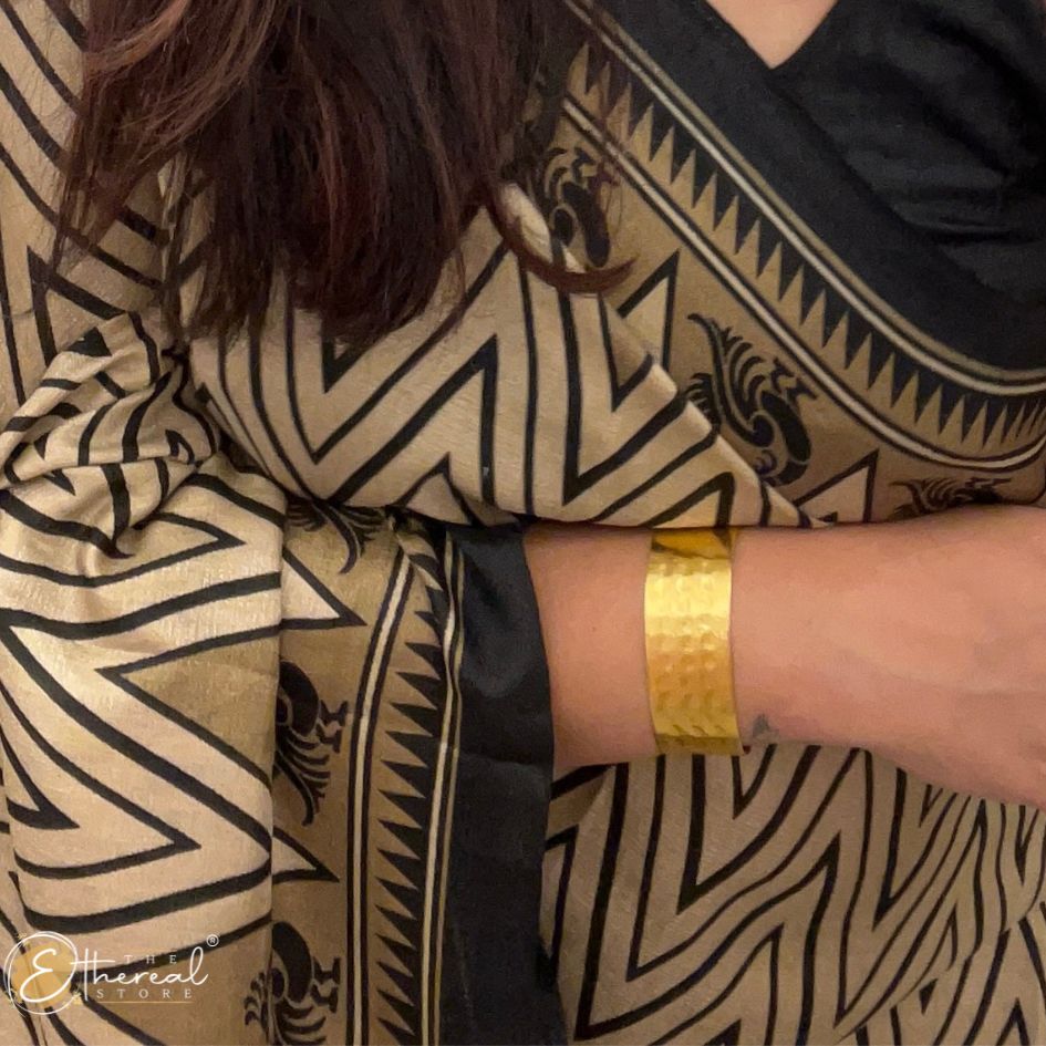 Adya Hammered Arm Cuff