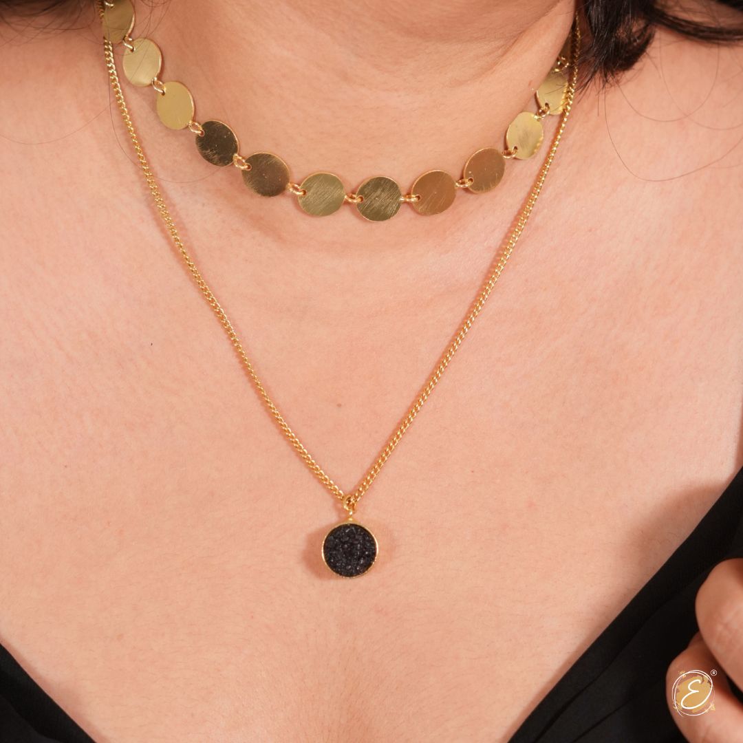 Black Sole Necklace