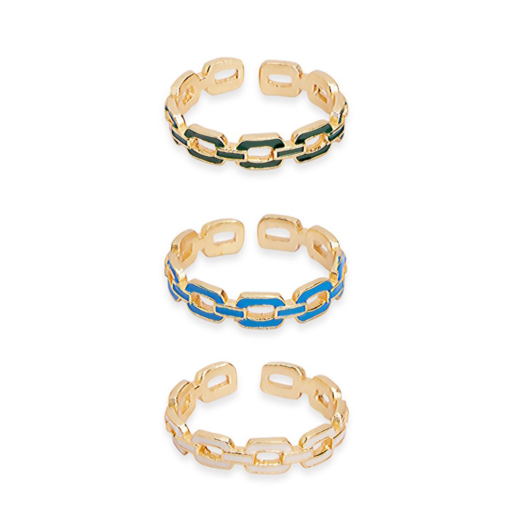 Shalmali Kholgade in Link Ring Stacker Trio