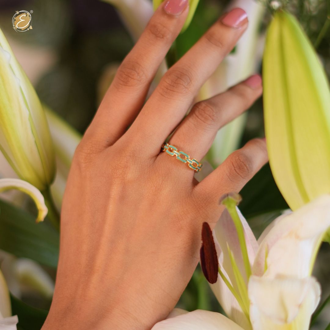 Link Ring Pastel Trio
