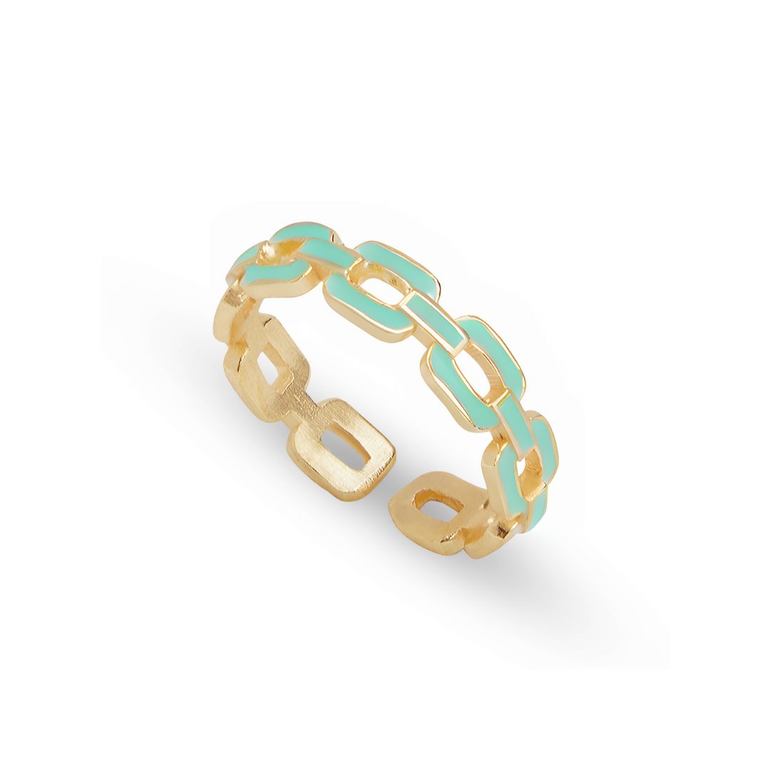 Link Ring Pastel Trio