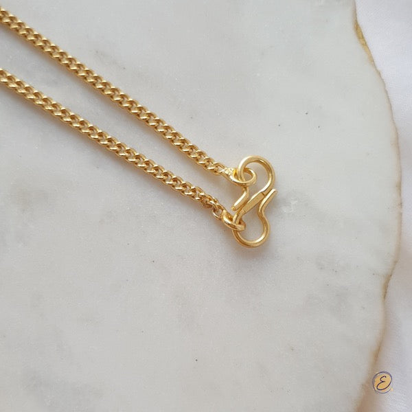 Millennial Pink Long Sole Necklace