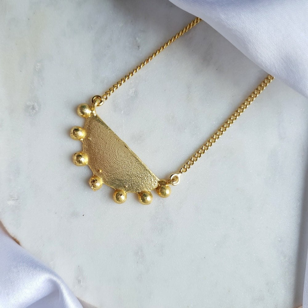 Crescent Orb Necklace