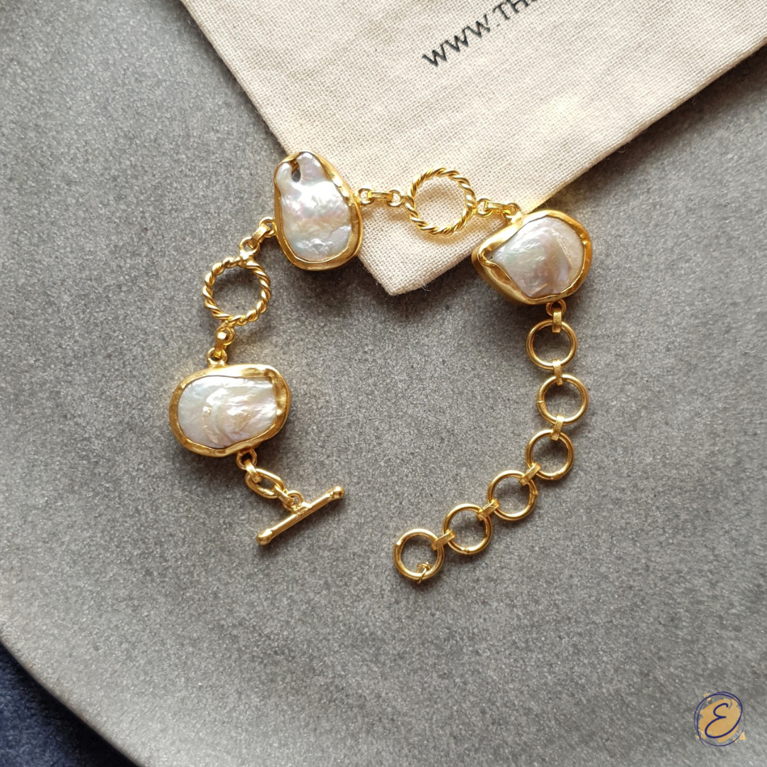 Asymmetric Baroque Bracelet