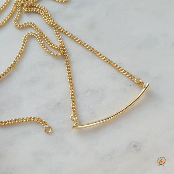 Minimal Bow Necklace