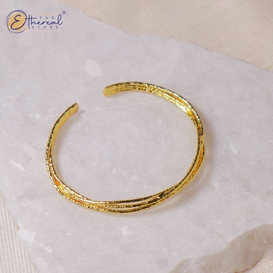 Serenity Gold Cuff