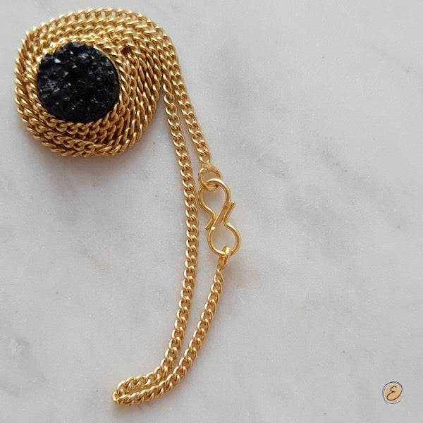Black Sole Necklace