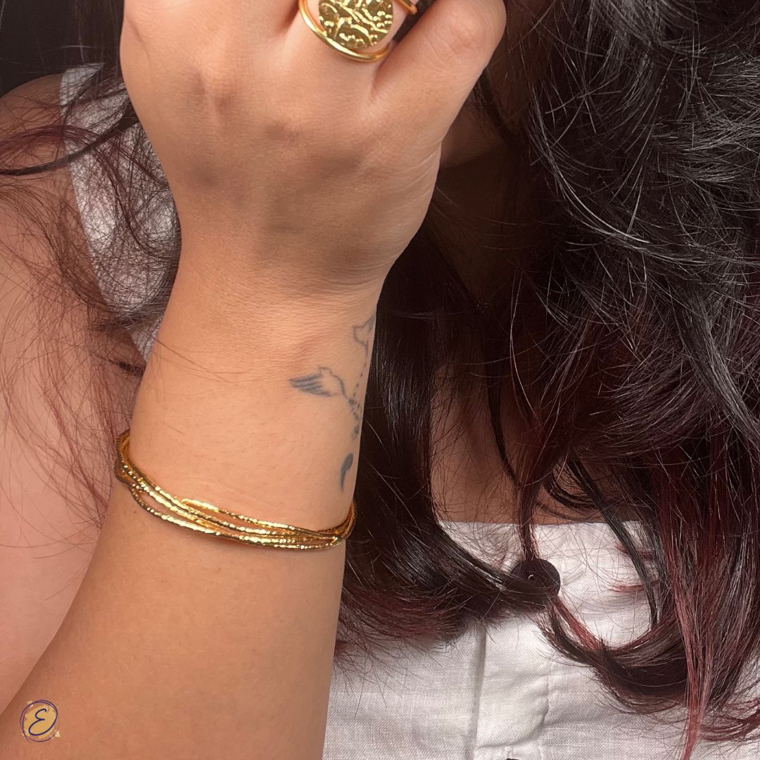 Serenity Gold Cuff