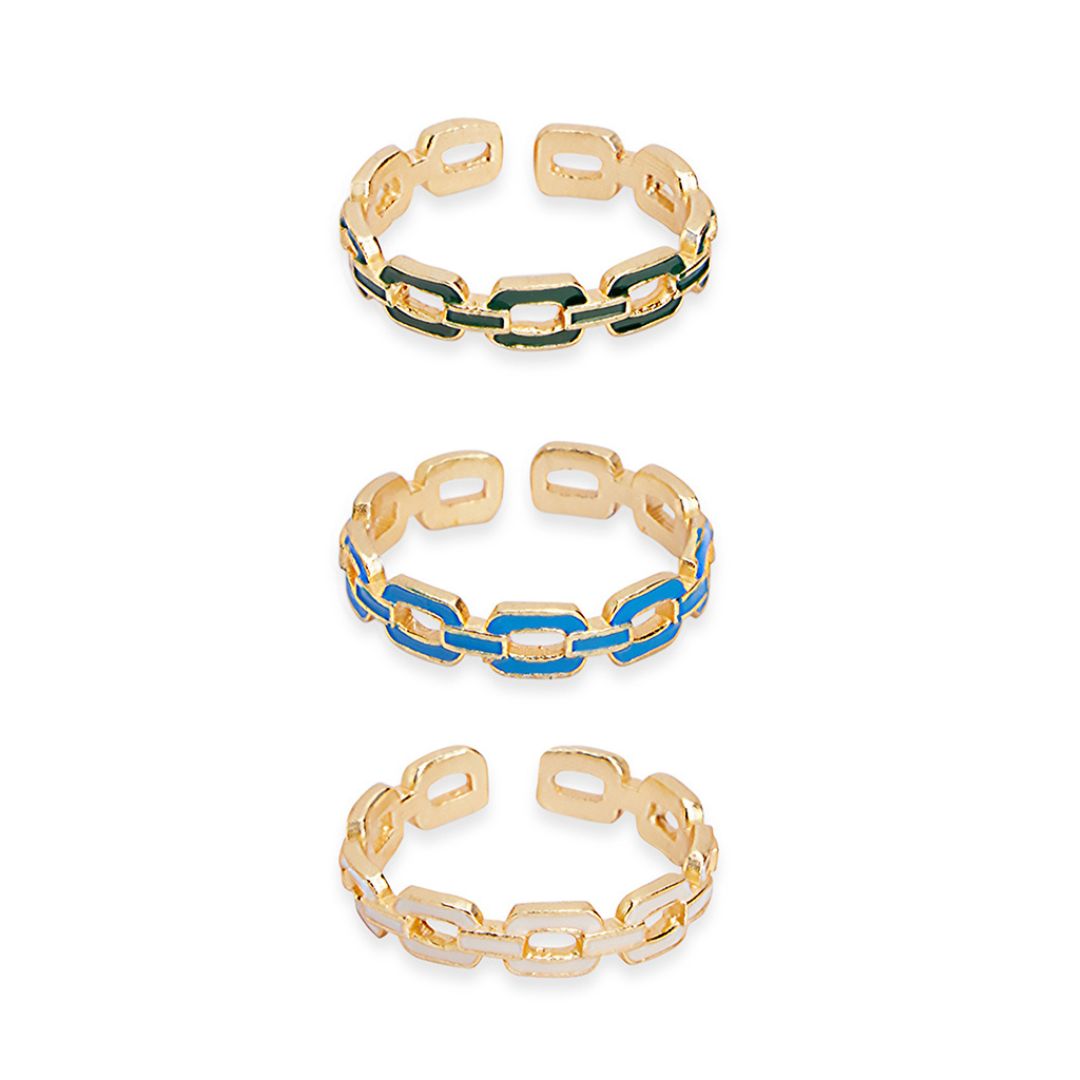 Link Ring Stacker Trio