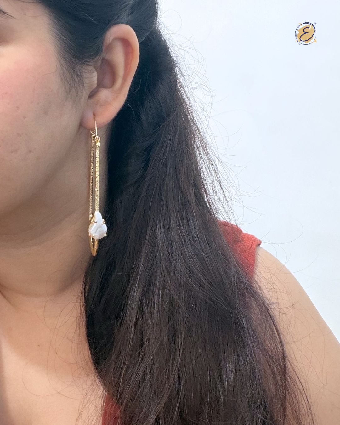 Oversized Urvashi Hoops Gold