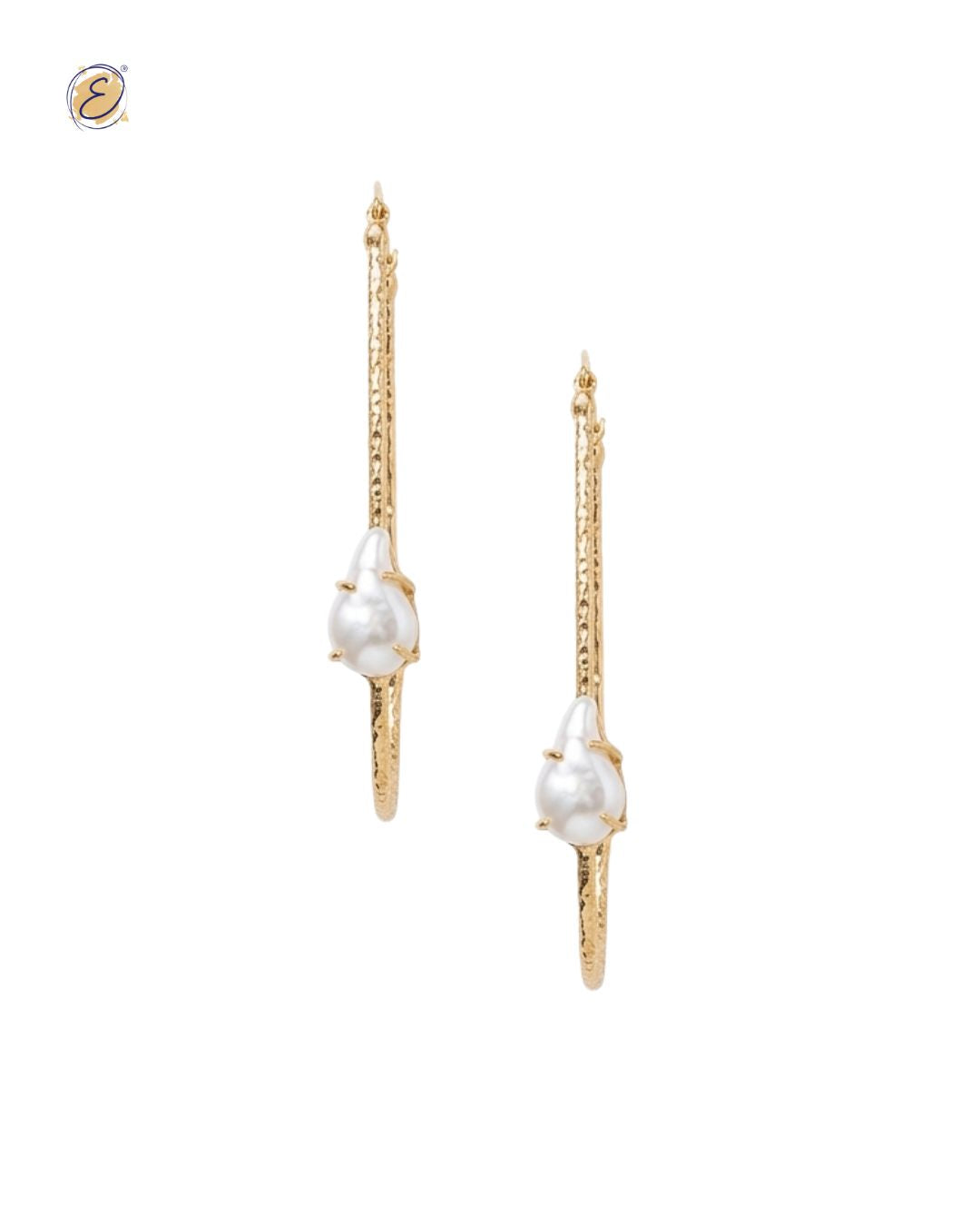 Oversized Urvashi Hoops Gold