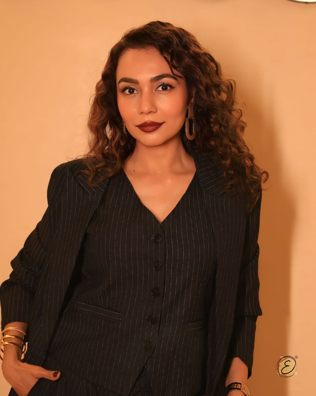 Meghna Kaushik in Gold Cleo Cuff