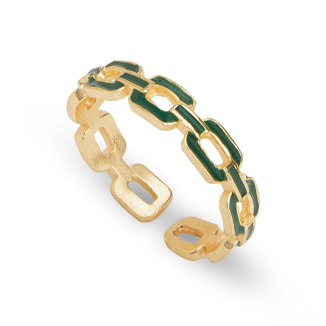 cute green rings, cute emerald rings, emerald rings, green rings, stackable rings, minimal rings, enamel rings