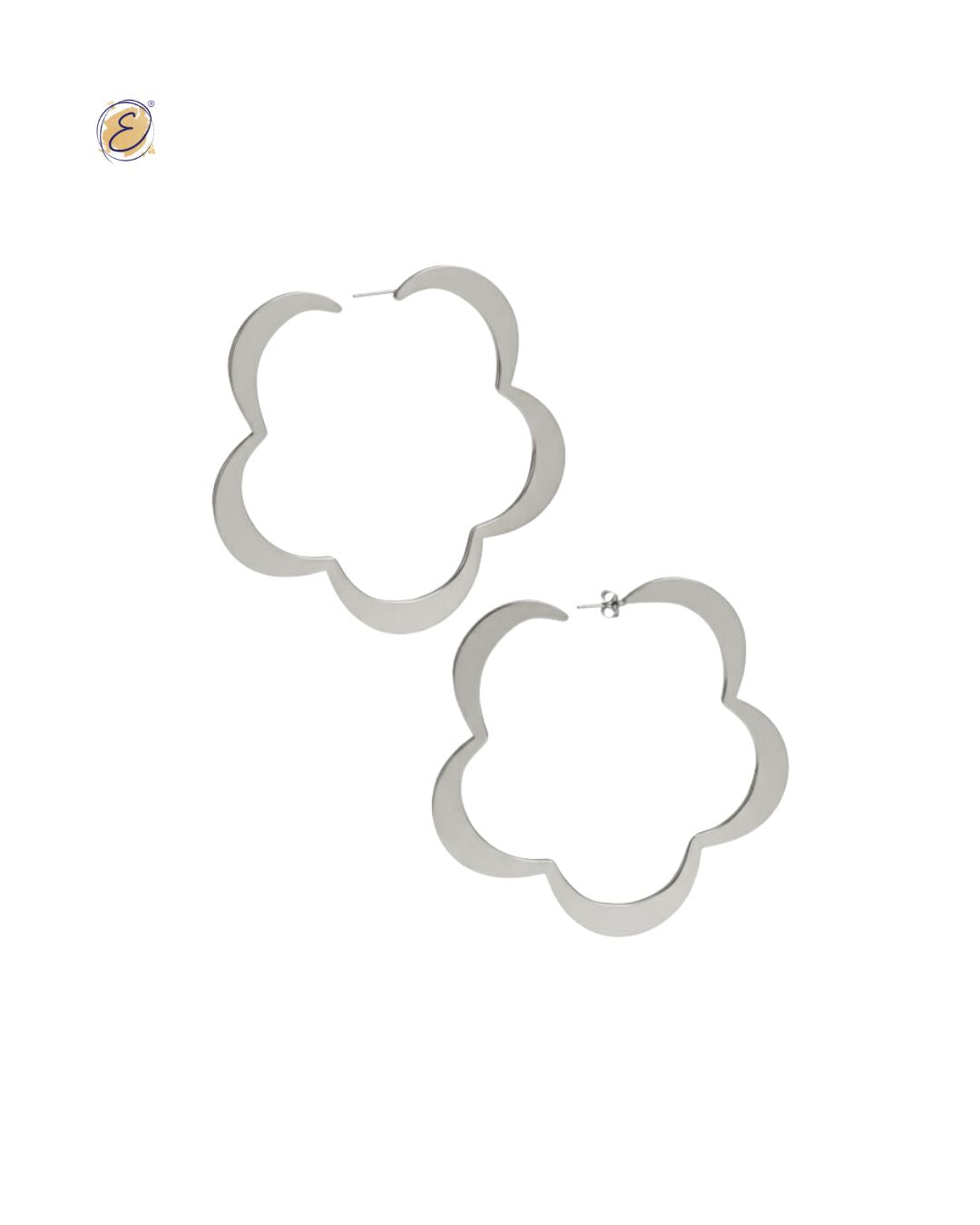 Bloom Hoops Silver | Made to Order