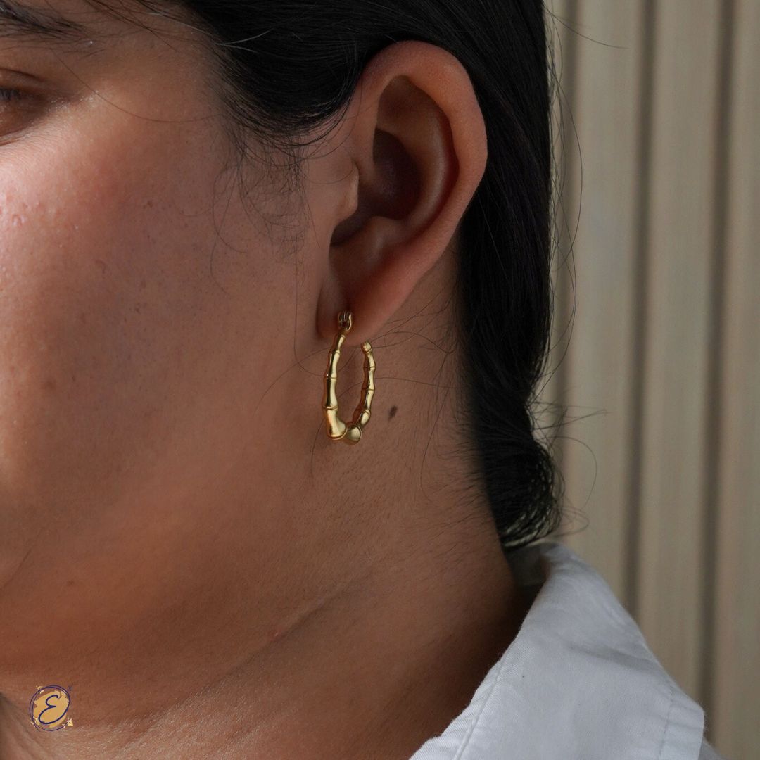gold earring