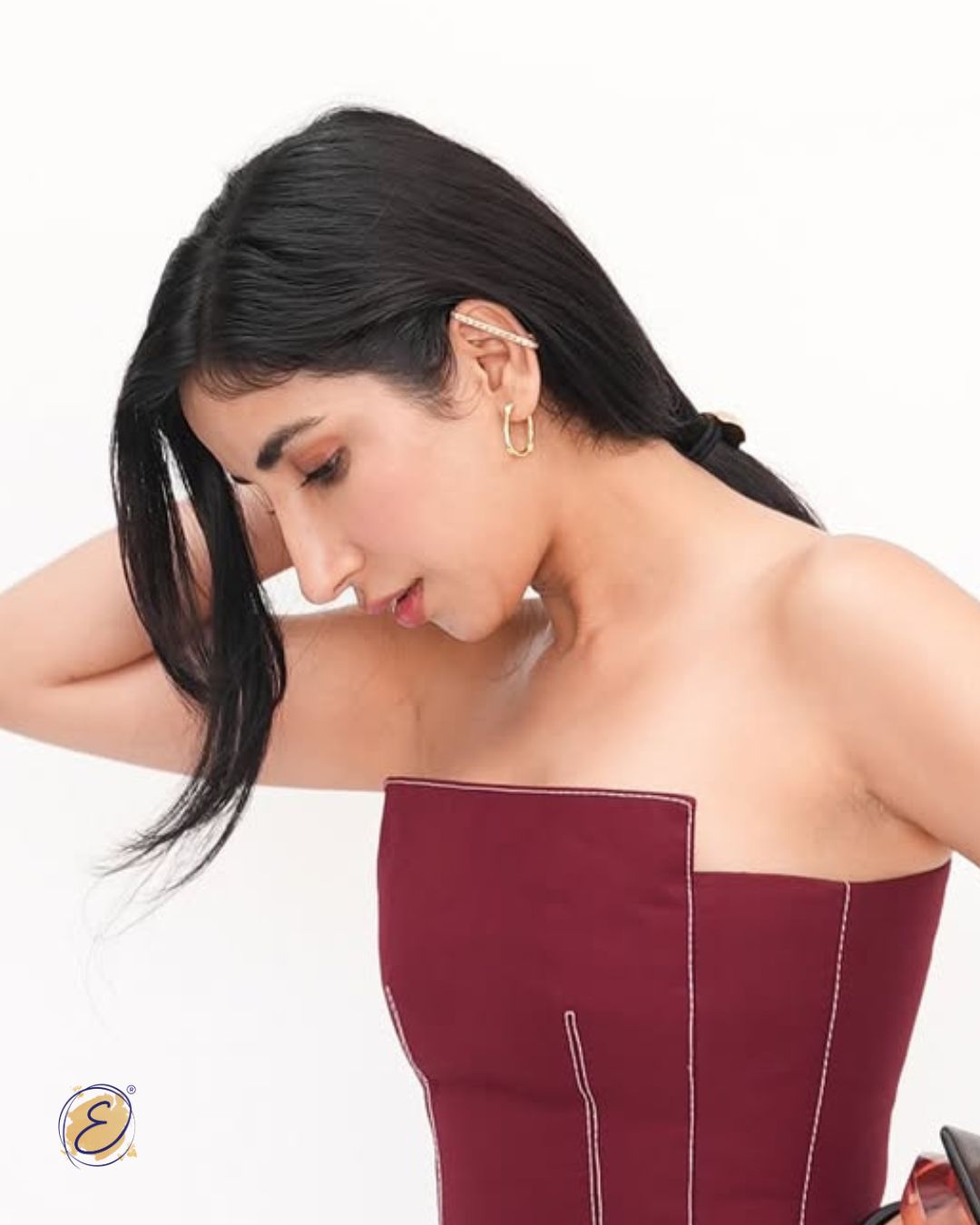 Parul Gulati in Amara Glitter Box Earcuff