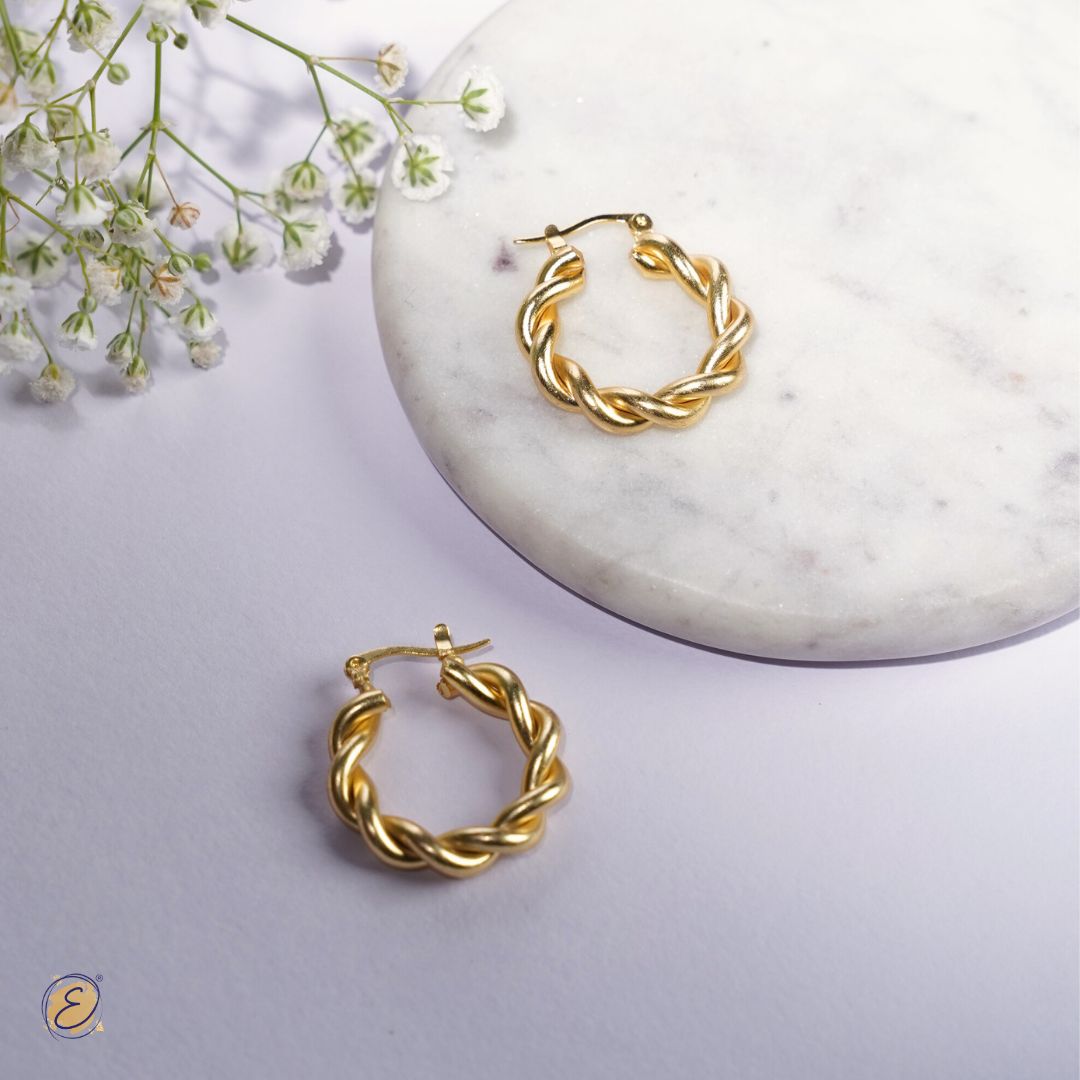 gold earring