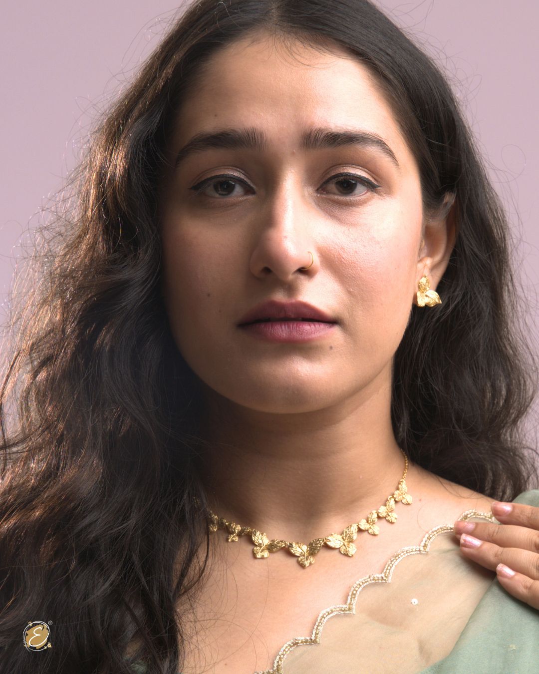 Zoya Bougainvillea Necklace | PREORDER