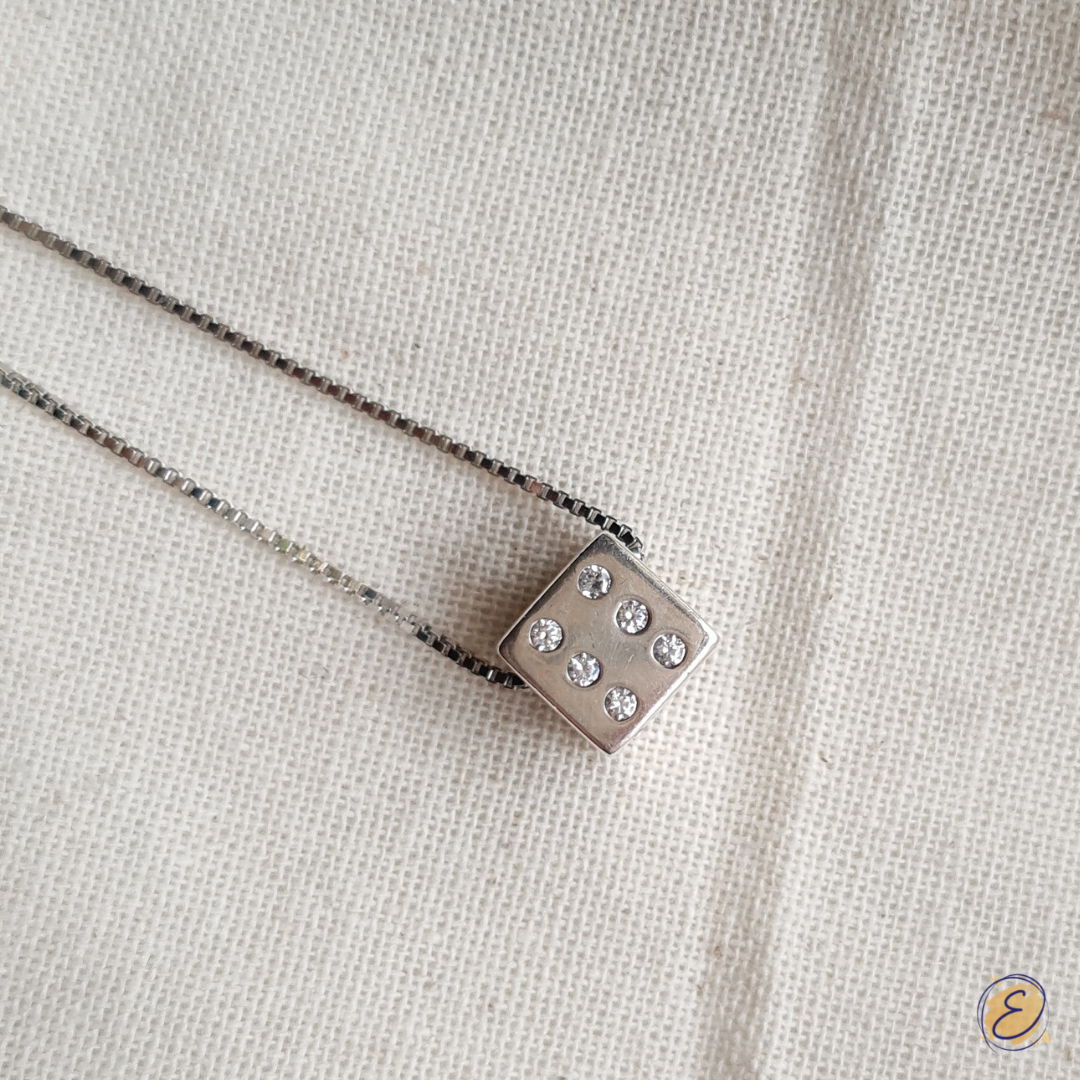 Dice Charm Necklace